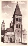 CPA Morienval (Oise) Fagade of Church Old Church