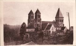 CPA Morienval (Oise) Church Dimensions Nprd Aucienne Abbey church of Benedictines
