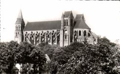 CPSM S Leu Esserent (Oise) Church Gothic X the century