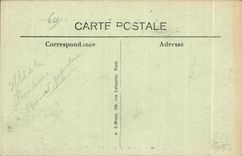 CPA Mortefontaine (Oise) Castle of Valliere Court Honor (Property of the Duke of Gramont)