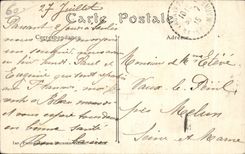 CPA Senlis after the passage of the Germans hotel of North