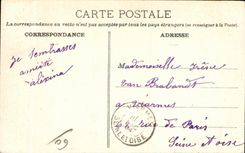 CPA Senlis Ruins of the Henri Castle the Cathedral