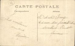 CPA Senlis War of fire by the Germans