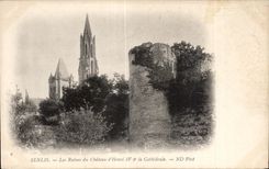 CPA Senlis Ruites of the Castle Hanri Catbidrale NPbot