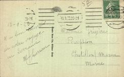 CPA la otra estacion de tren de Metz