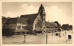 Central de la estacion de tren de CPA Metz (Mouselle)
