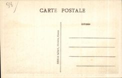 CPA Niever Cosne en Leire los bordes del puente del agua de I y de la caminata de los Arboles de castana