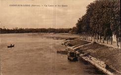 CPA Cosne On the Loire the Loire and Quays