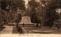 CPA Cosne On the Loire the Public garden