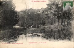 CPA Other Morvan Illustrates Settons the Footbridge