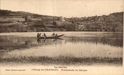 CPA Other In Morvan Pond of Chatelet Walk in the Boat