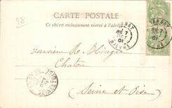 CPA Clamecy Church in 1830