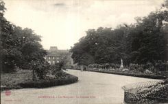 CPA Luneville Les Bosquets La Grande Allee