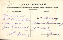 CPA the High Marne the Viaduct of Chaumont Train