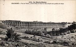 CPA Raute the Chaumont Marne seen of the Viaduct taken of the Wood of Fays in after an engraving of time