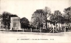 CPA Chaumont a corner of the walks