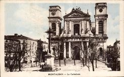 CPA Montauban the cathedral
