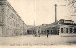 CPA Bourbonne Les Bains Hopital Milltaire Pavilons des Officiers Militaria 