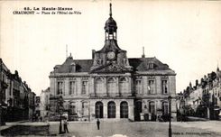 CPA the Haute-Marne Chaumont places of I Town hall