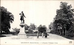 CPA Chaumont (the High Marne) the Public garden Philippe Lebon