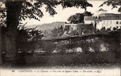 CPA Chaumont the castle seen from of the public garden lelon the castle