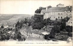 CPA Chaumont Seen from of the Public garden Philippe Lebon