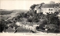CPA Chaumont the Castle and the Suburb of the Tanneries