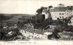 CPA Chaumont the Castle and the Valley