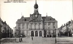 CPA Haunts It the Marne Chaumont Place of I Town hall