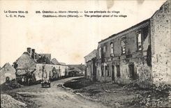CPA Chatillon on Morin the main street of the village