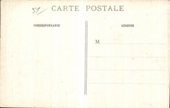 Champagne Commemorative plaque CPA of the body colonial army on church with Hans