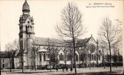 CPA Epernay Eglise St Pierre et Saint Paul 