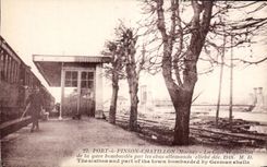 CPA Port Train station has Pinson Chatillon and district of the station