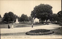 CPA Reims the Colbert public garden