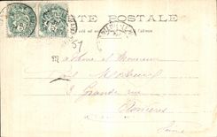 CPA Reims Street of Stage Pharmacy Drouet Erlon