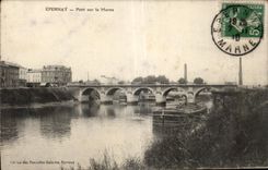 CPA Epernay Pont sur la Marne