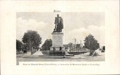 CPA Reims Statue of the Marshal Drouet Count Erlon