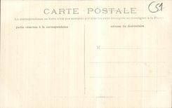 CPA Reims street Libergier and the cathedral