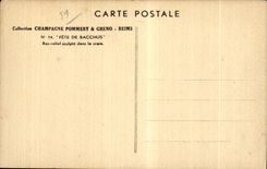 CPA Reims Collection Champagne Pommery   Greno Celebrates of Bacchus