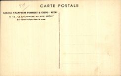 CPA Reims Collection Champagne Pommery   Greno the Champagne with 18th