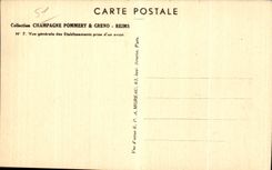 CPA Reims Collection Pommery Champagne   Greno View of the establishments taken in the plane