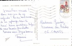 CPSM Champagne Souvenir Champagne