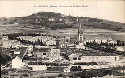 CPA Epernay Vue generale du Mont Bernon 