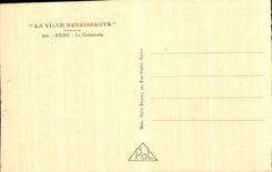 CPA Reims the cathedral