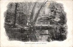 CPA Started from sin (corner of the Marne) Fisherman