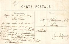 CPA Angers Statue of Robert Fort