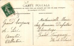 CPA the cap angevine Folklore costume