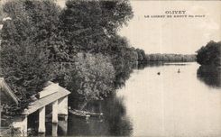 CPA Olivet Loiret upstream of the Bridge