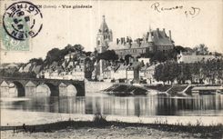 CPA Gien (Loiret) View