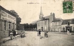 CPA St Denis in Valley the Borough Depussay Grocer cahrcutery